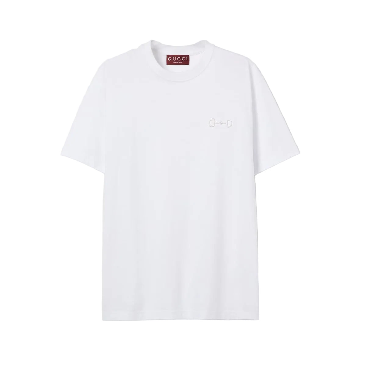 Cotton jersey t-shirt with embroidery-GUCCI-Verso