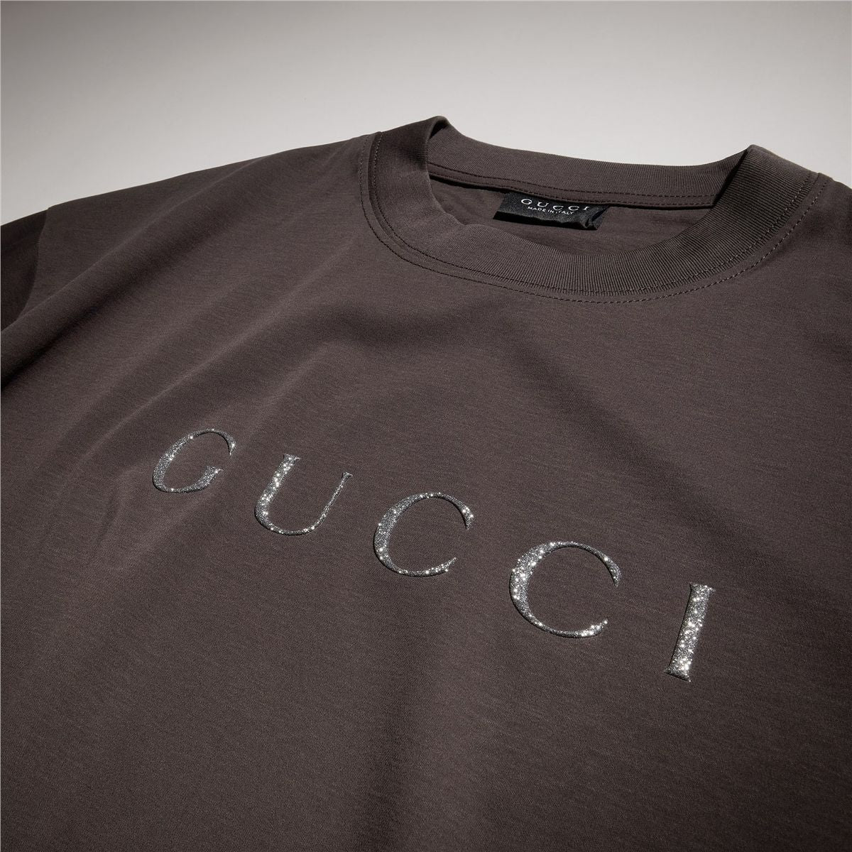 Cotton jersey t-shirt with print-GUCCI-Verso