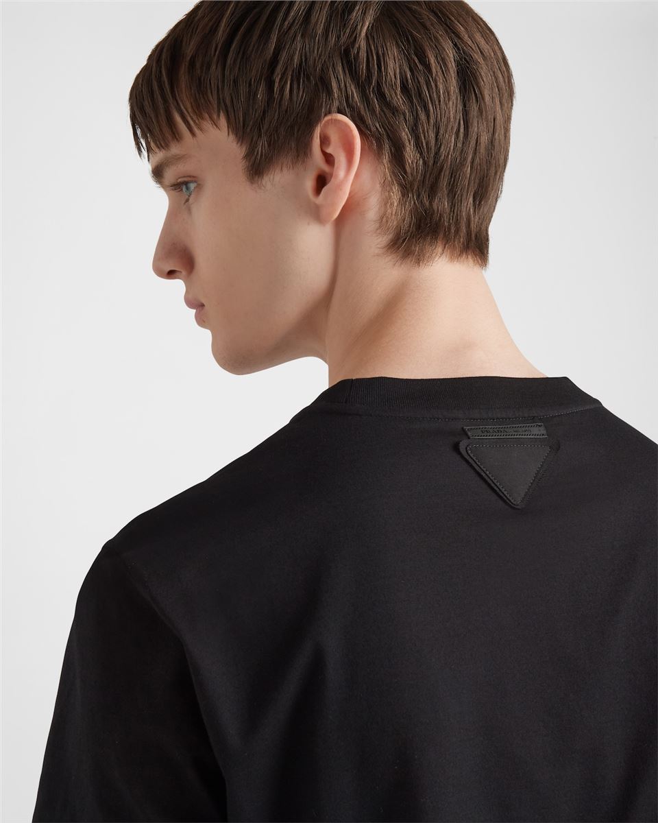 three pack cotton jersey t-shirts-PRADA-Verso
