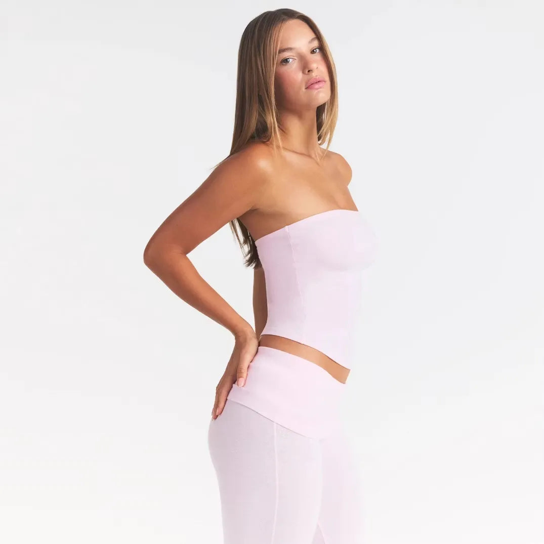 Cotton Jersey Tube Top-SKIMS-Verso