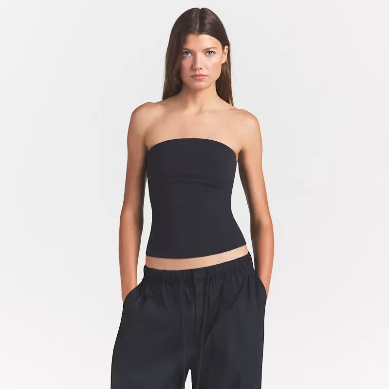 Cotton Jersey Tube Top-SKIMS-Verso