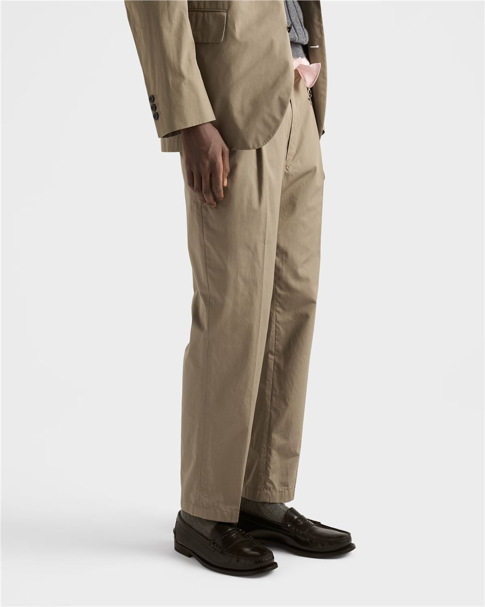 Prada Cotton Pants with Key Ring | Verso