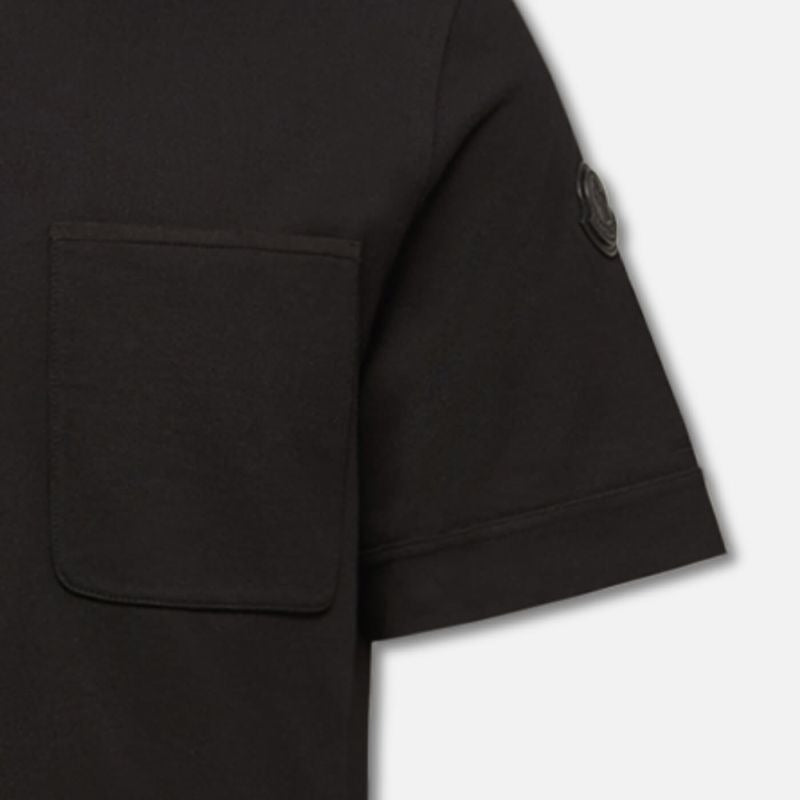 Cotton piquet polo shirt-MONCLER-Verso