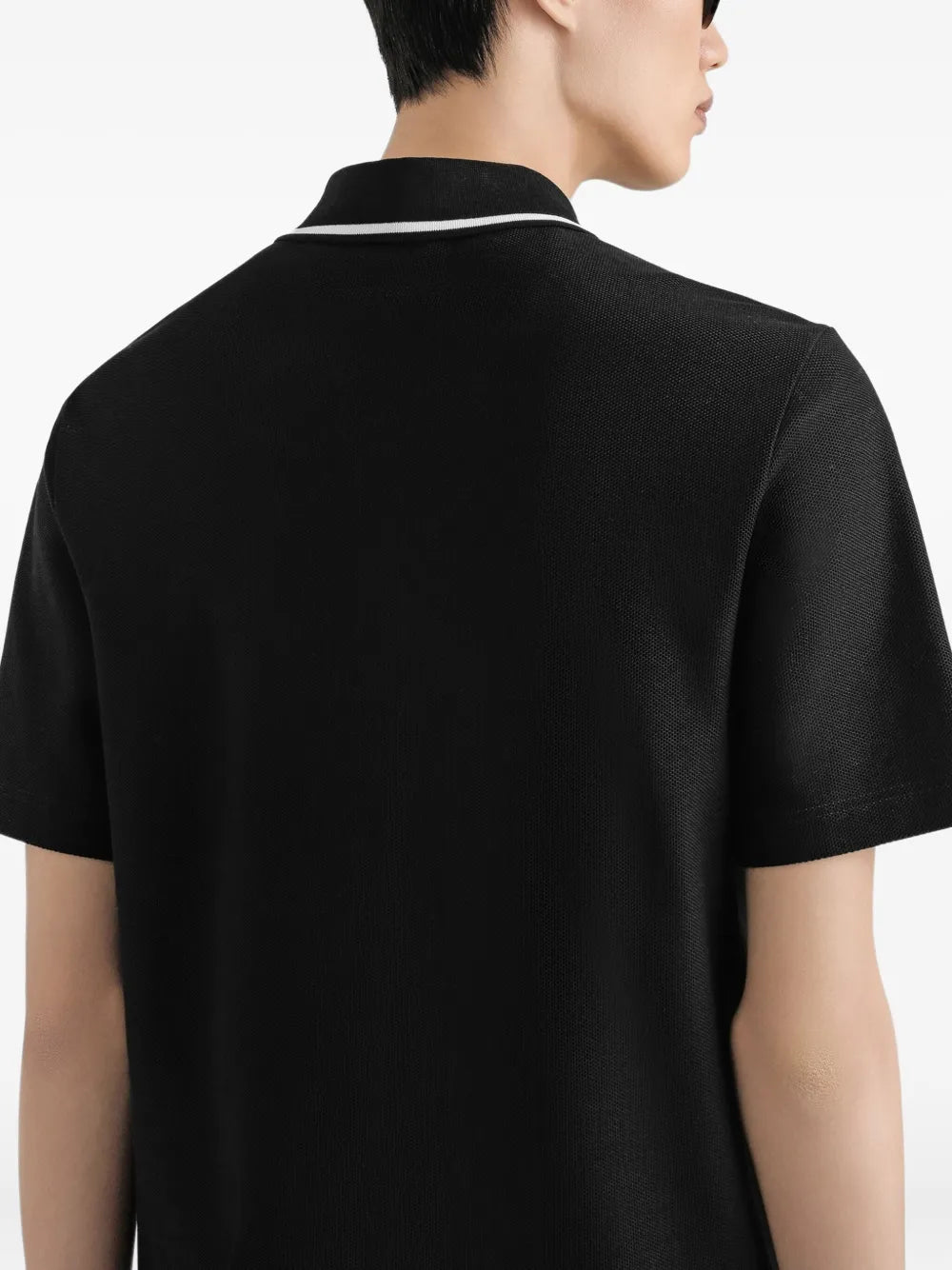 Cotton polo shirt-DOLCE & GABBANA-Verso