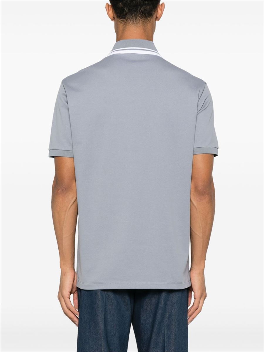 COTTON POLO SHIRT -  GUCCI -  Verso