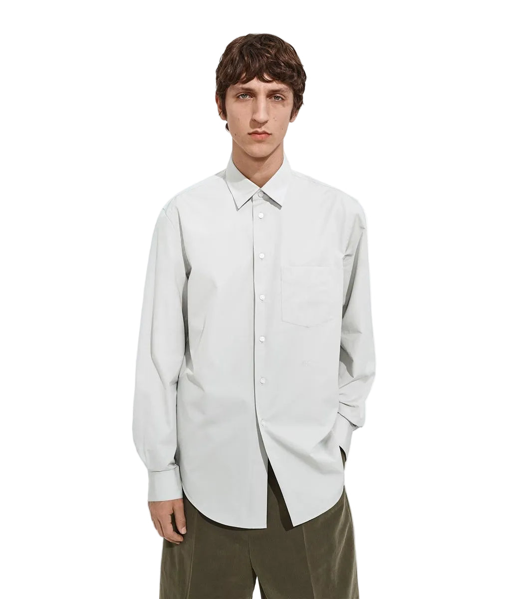 Cotton Poplin Shirt-BOTTEGA VENETA-307699-46-Verso