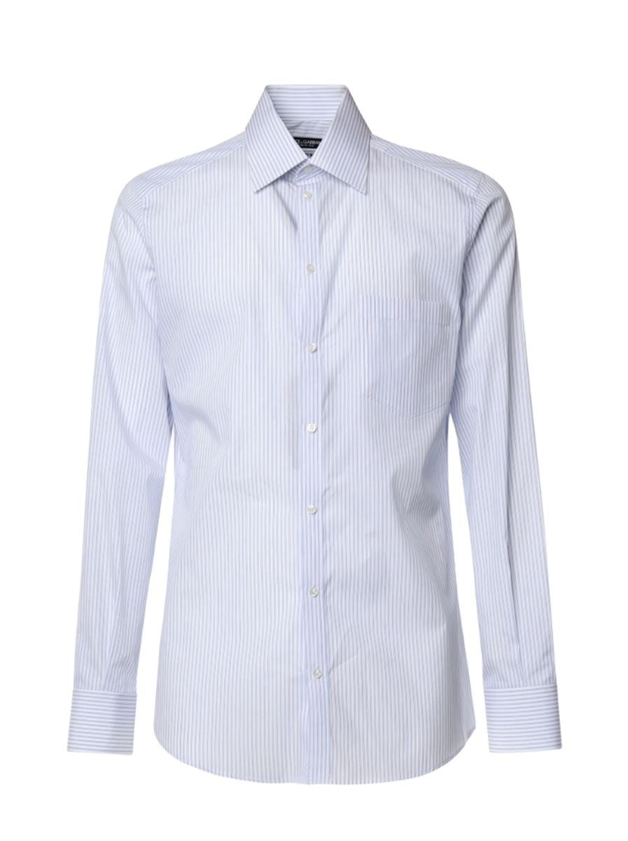 COTTON POPLIN SHIRT - DOLCE & GABBANA - Verso