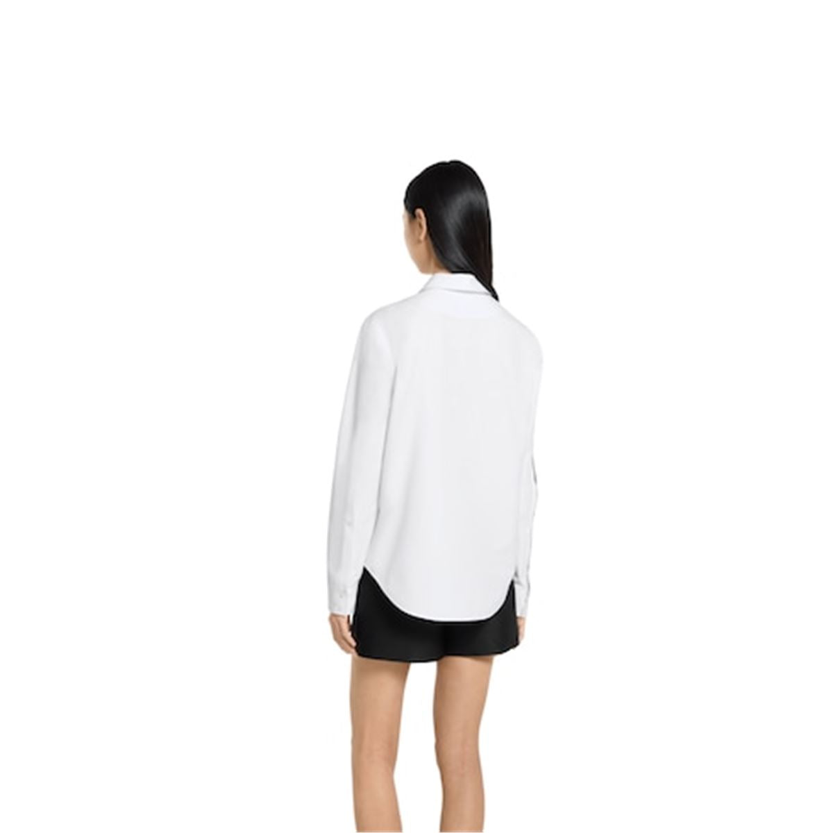 COTTON POPLIN SHIRT WITH HORSEBIT-GUCCI-Verso