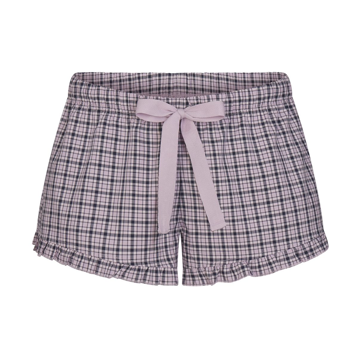 Cotton poplin sleep ruffle short-SKIMS-312682-XS-Verso