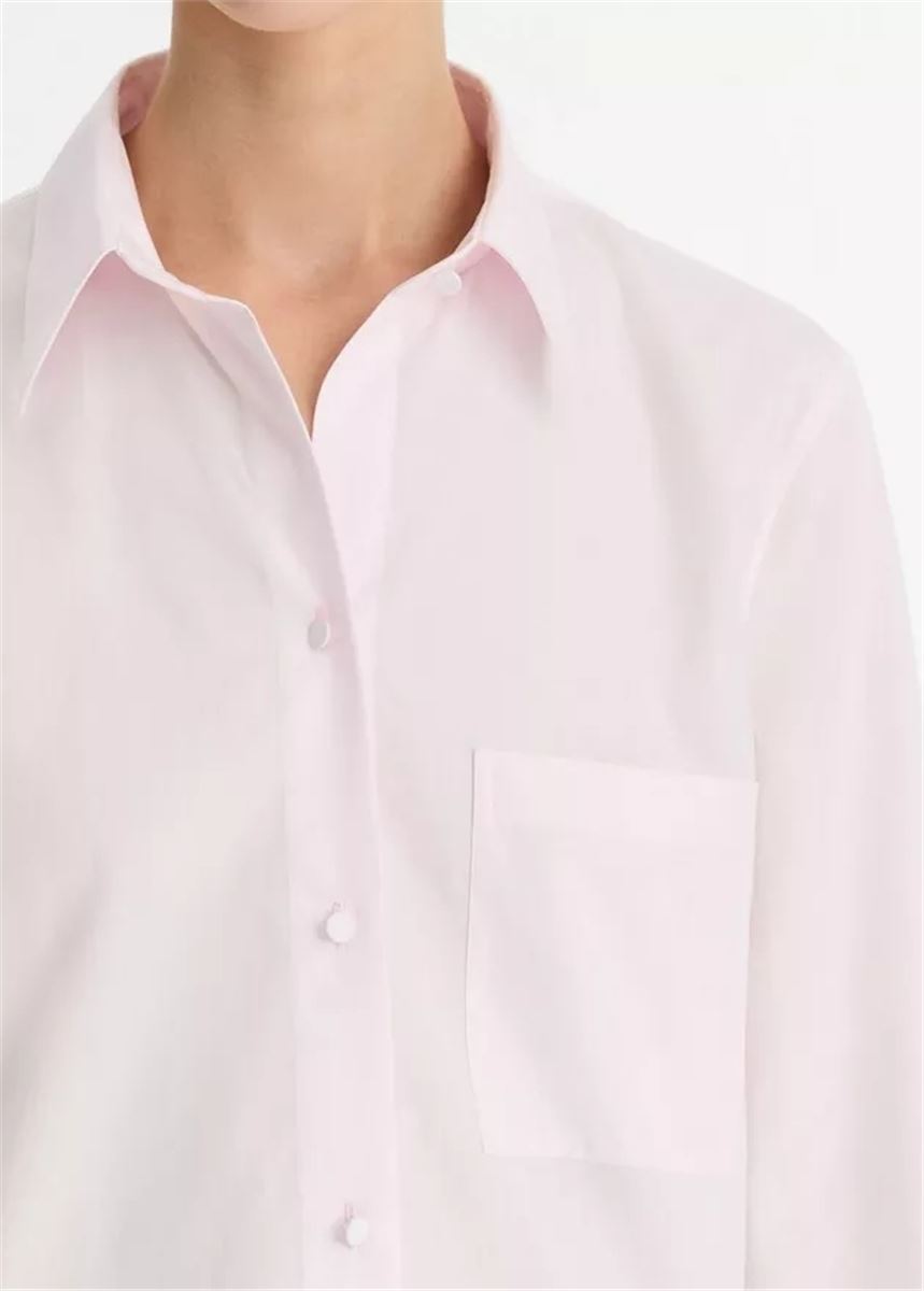 COTTON RELAXED STRAIGHT SHIRT - VINCE - Verso
