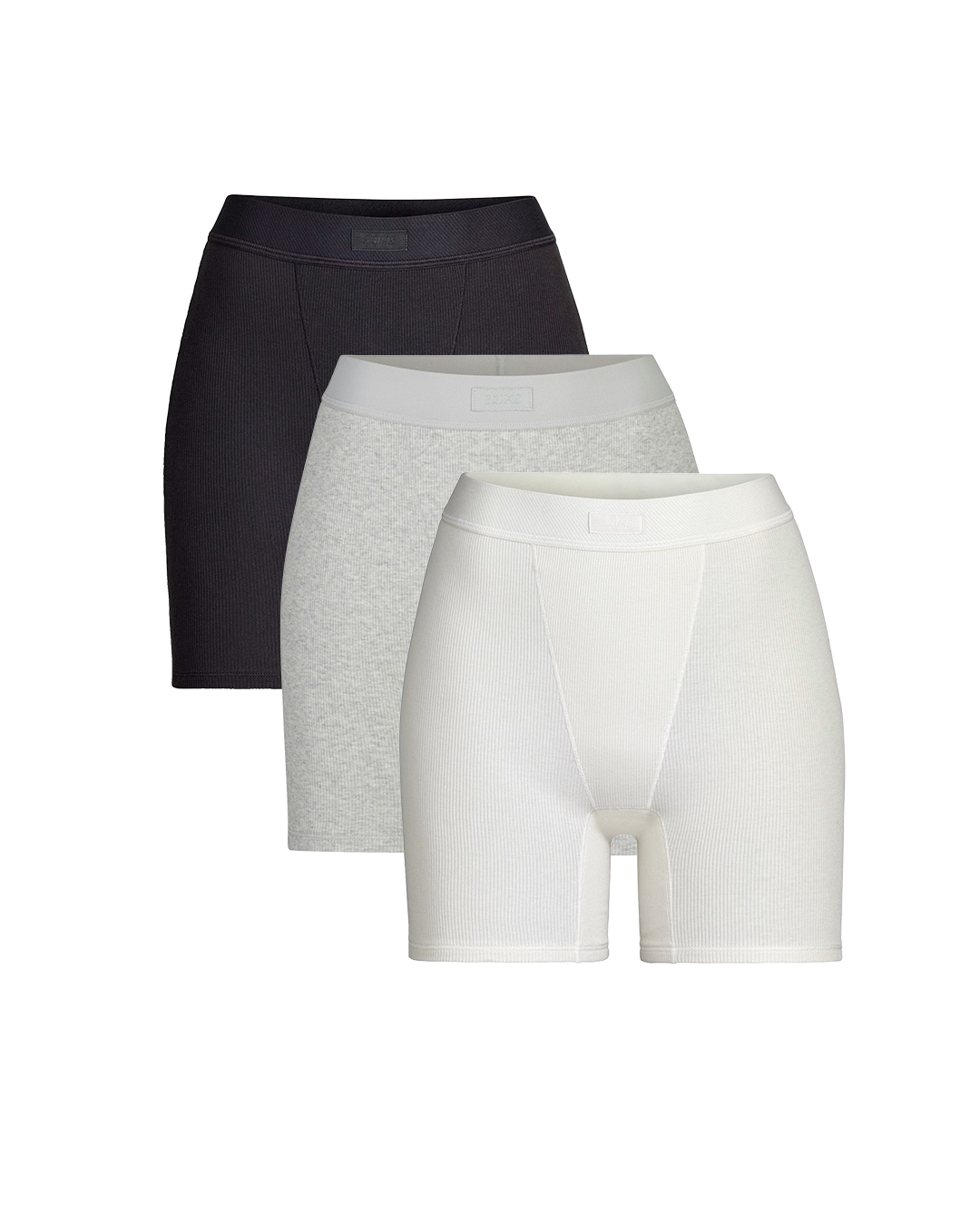 Cotton Rib Boxer 3-Pack-SKIMS-310171-XXS-Verso