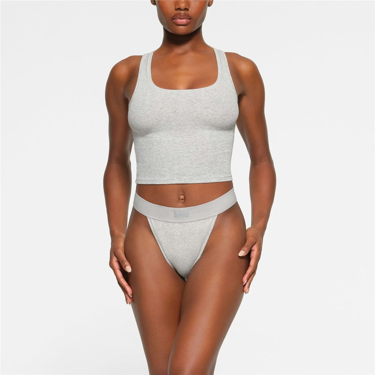 Cotton Rib Tank-SKIMS-Verso