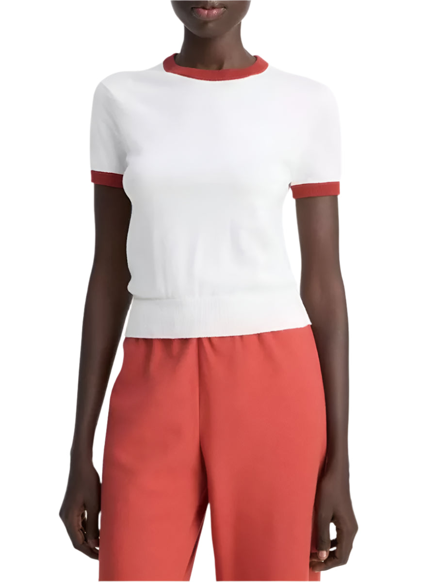 COTTON RINGER SWEATER T-SHIRT-VINCE-Verso