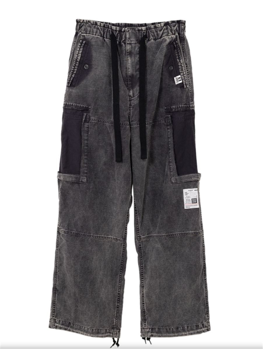 COTTON SATIN CARGO PANTS - MAISON MIHARA YASUHIRO - Verso