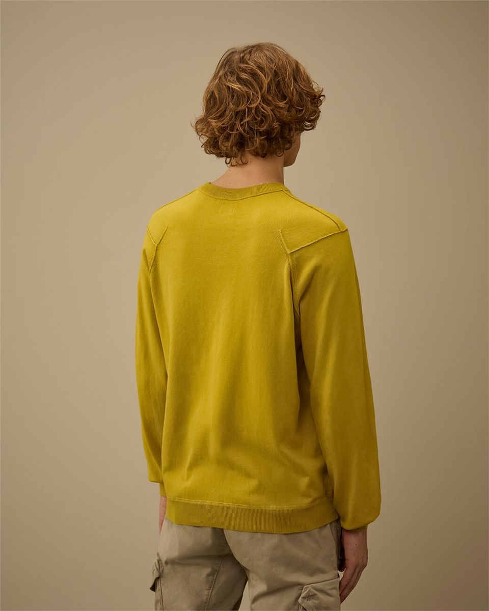Cotton Sea Island Crewneck Lens Knit