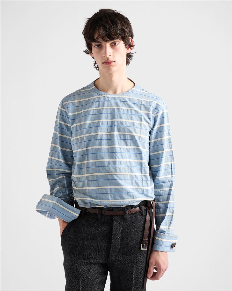 Cotton shirt-PRADA-Verso