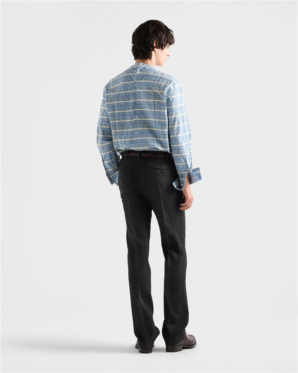 Cotton shirt-PRADA-Verso