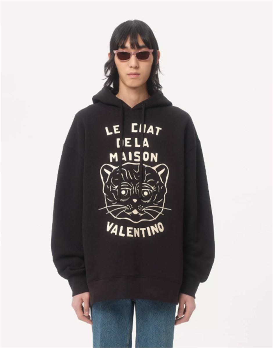 cotton sweatshirt-VALENTINO-Verso