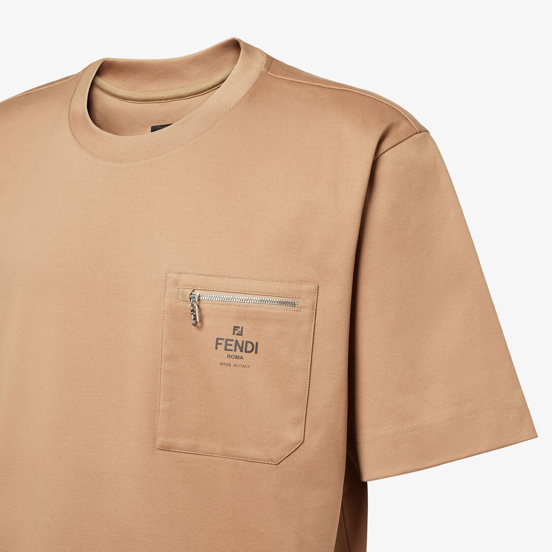 Cotton t-shirt-FENDI-Verso