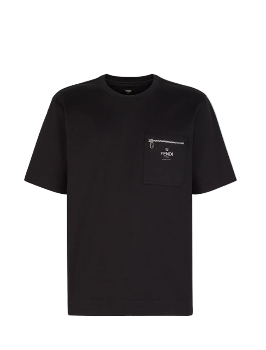 cotton t-shirt-FENDI-Verso