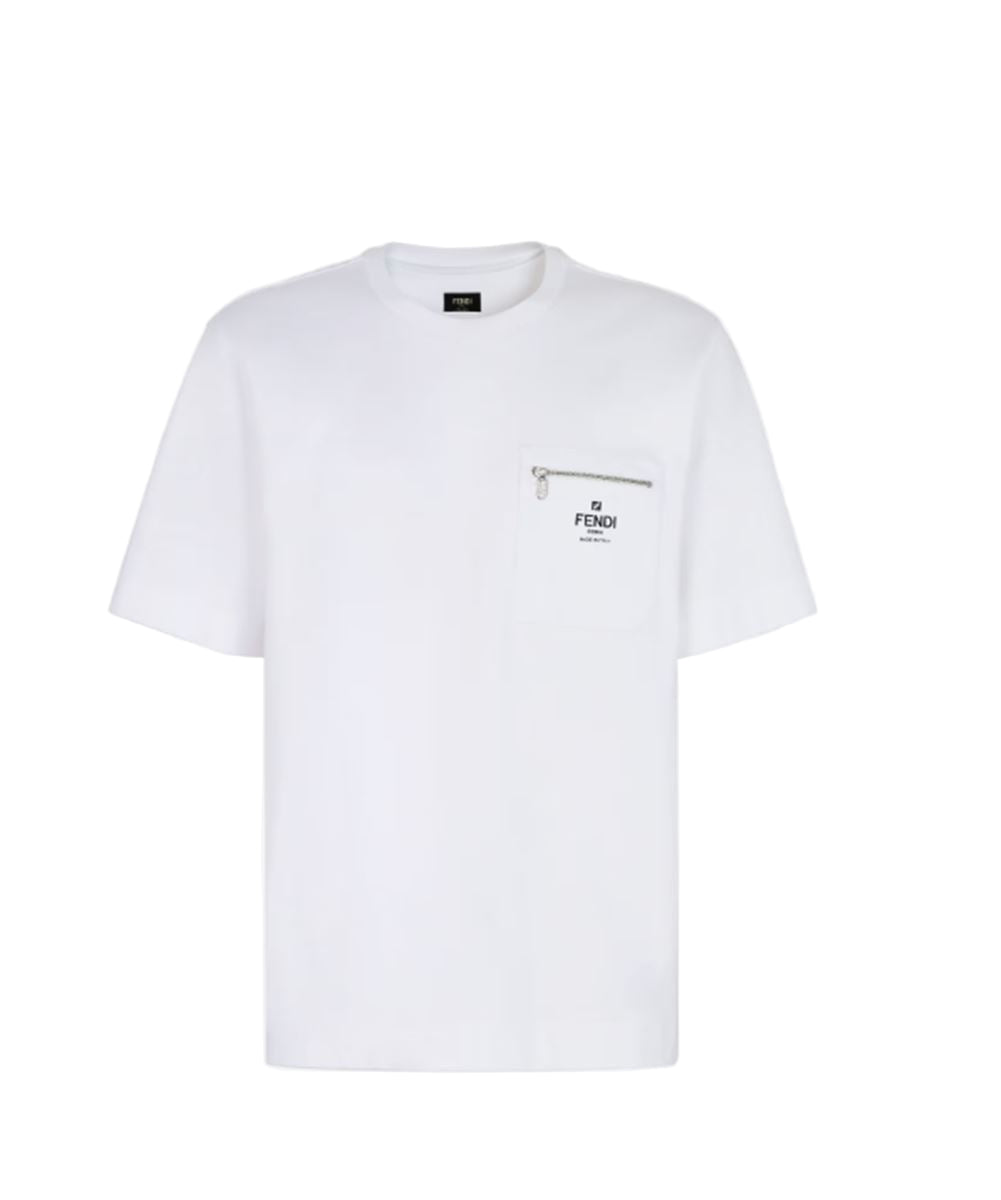 cotton t-shirt-FENDI-Verso