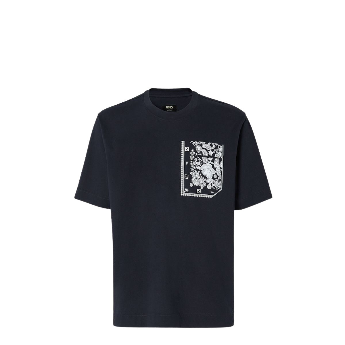 COTTON T-SHIRT-FENDI-Verso