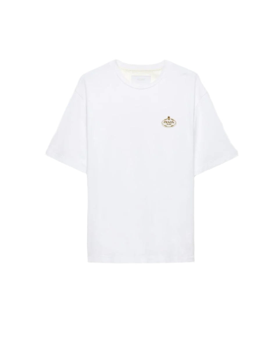 COTTON T-SHIRT - PRADA - Verso