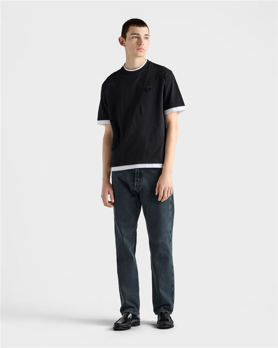 Cotton t-shirt-PRADA-Verso