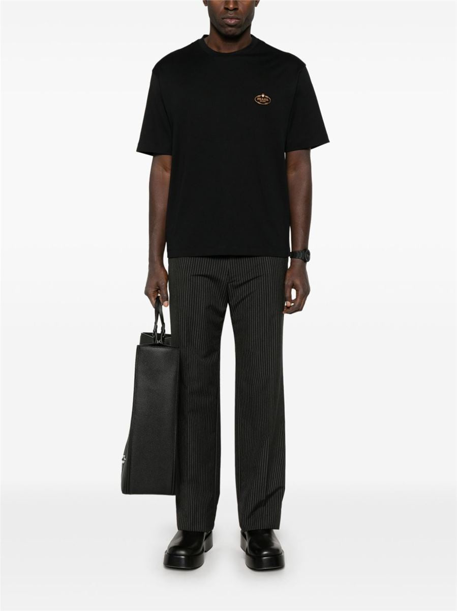COTTON T-SHIRT - PRADA - Verso