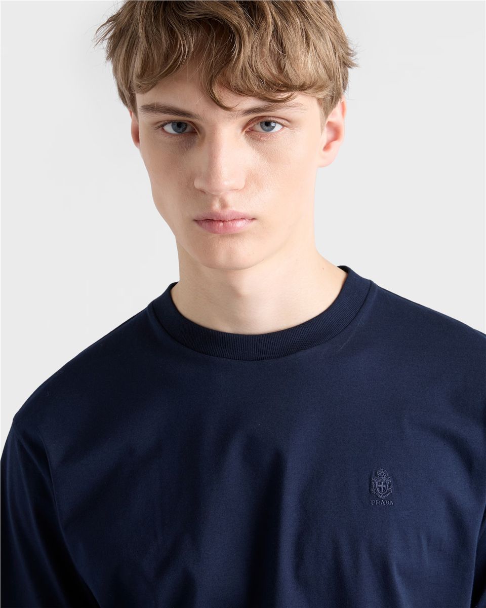 Cotton t-shirt-PRADA-Verso