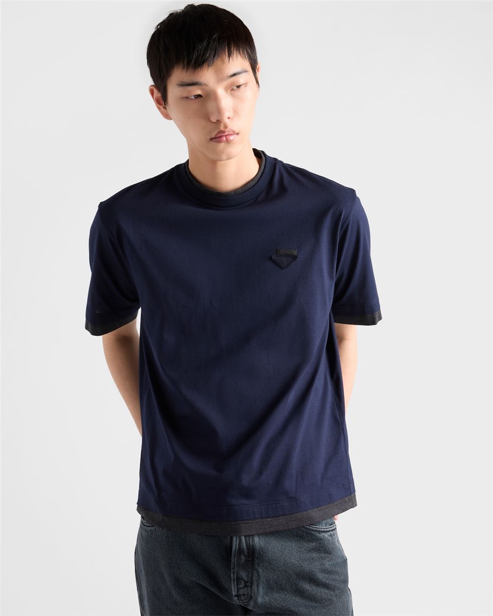 cotton t-shirt-PRADA-Verso