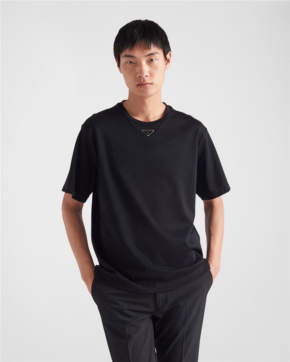 Cotton t-shirt-PRADA-Verso