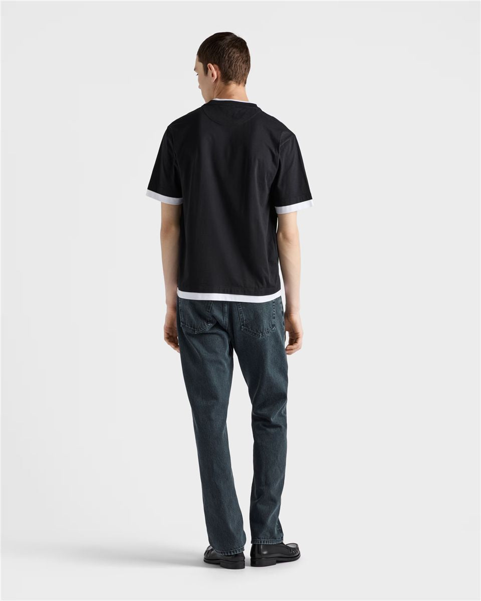 Cotton t-shirt-PRADA-Verso