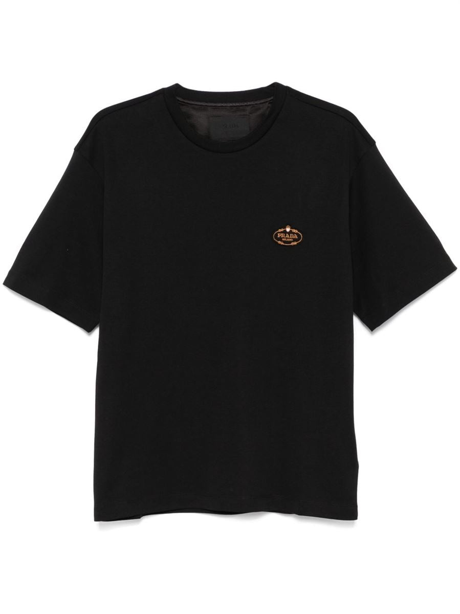 COTTON T-SHIRT - PRADA - Verso
