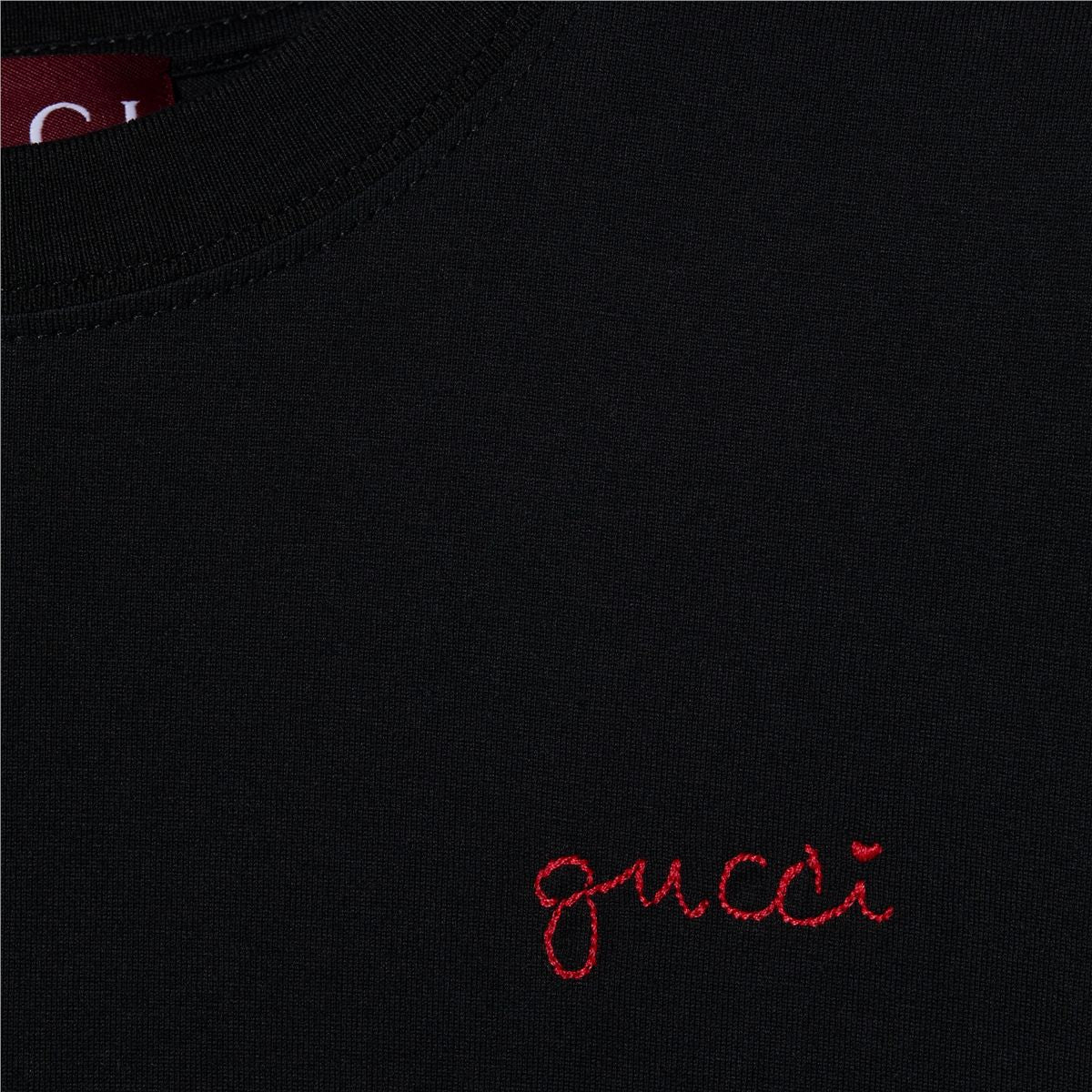 Cotton t-shirt with embroidery-GUCCI-Verso