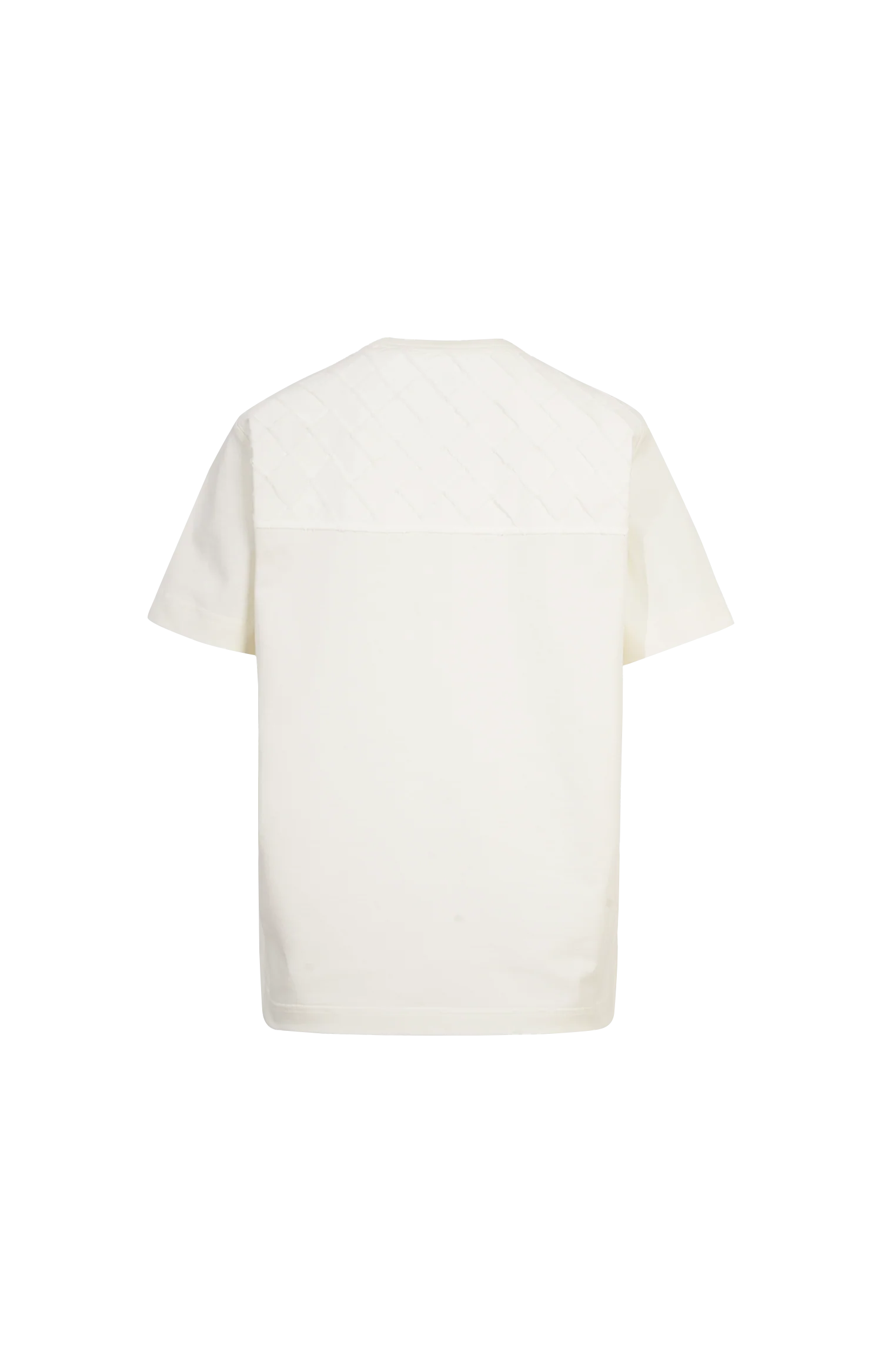 Cotton t-shirt with intrecciato motif-BOTTEGA VENETA-Verso