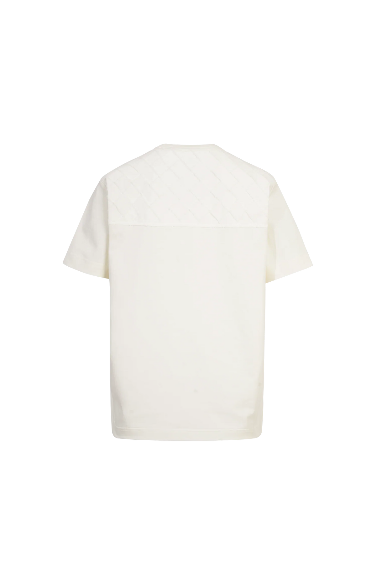 Cotton t-shirt with intrecciato motif-BOTTEGA VENETA-Verso