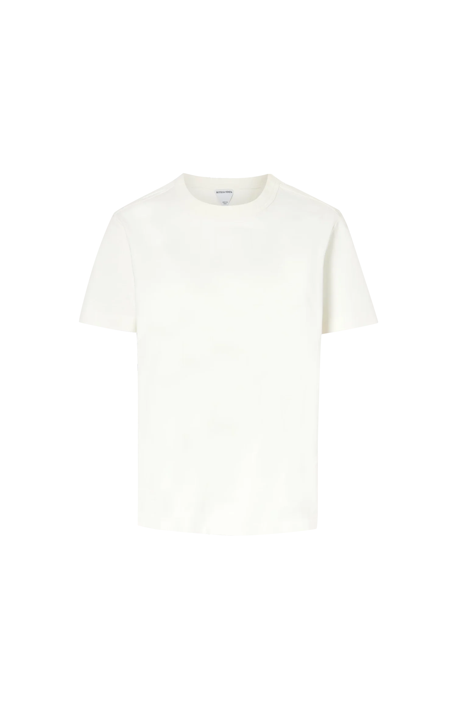 Cotton t-shirt with intrecciato motif-BOTTEGA VENETA-Verso