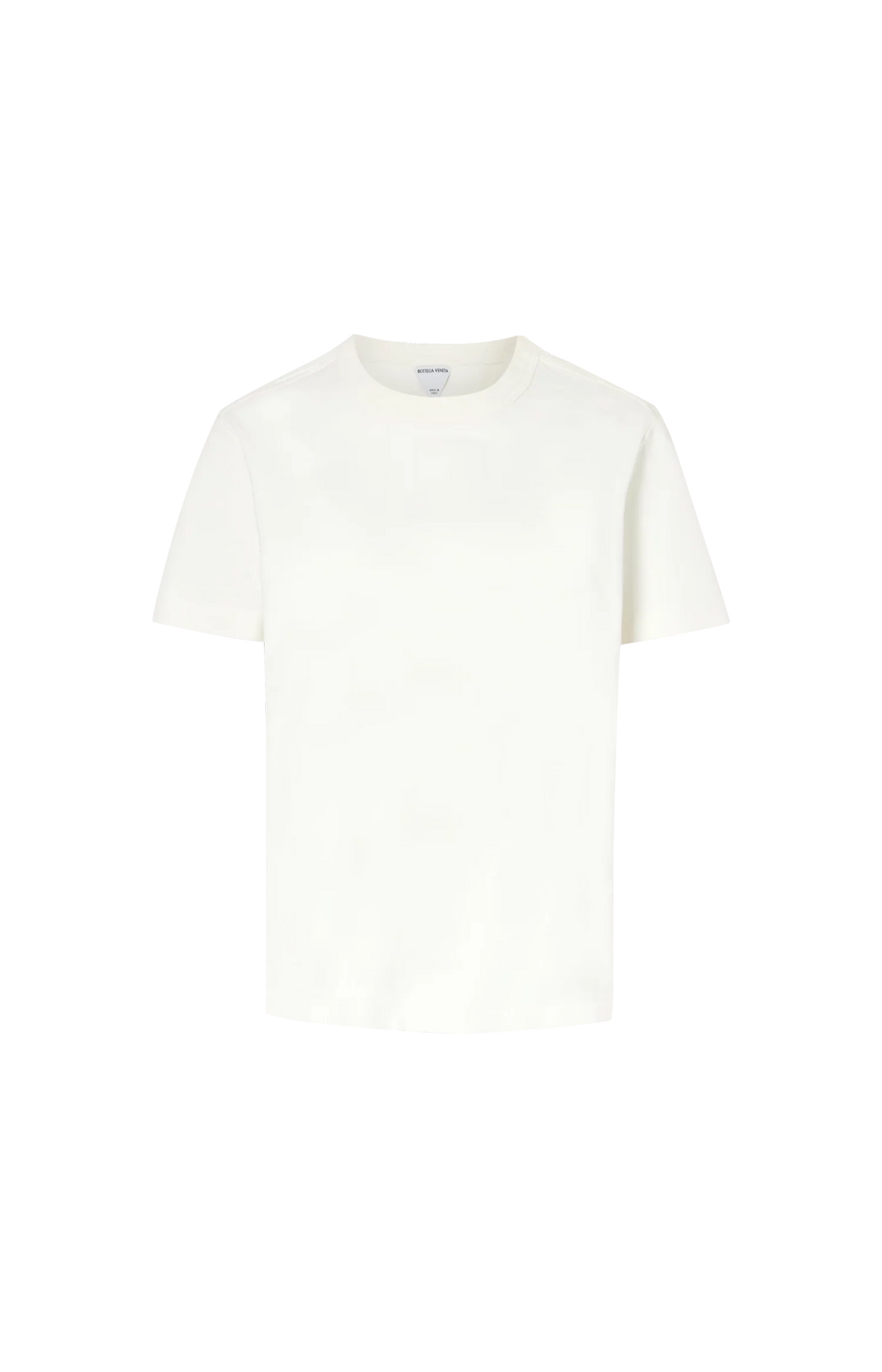 Cotton t-shirt with intrecciato motif-BOTTEGA VENETA-Verso