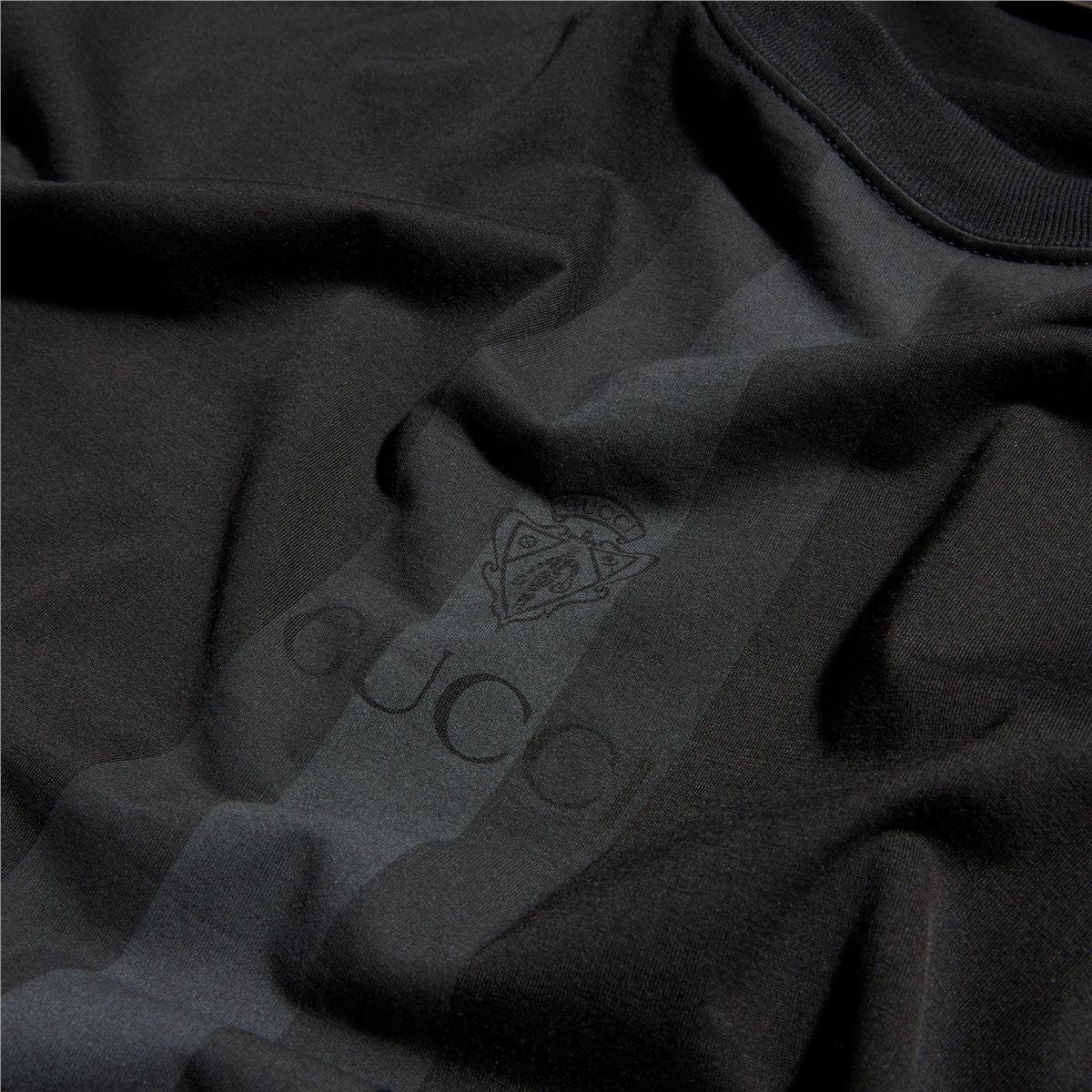 Cotton t-shirt with muted web-GUCCI-Verso