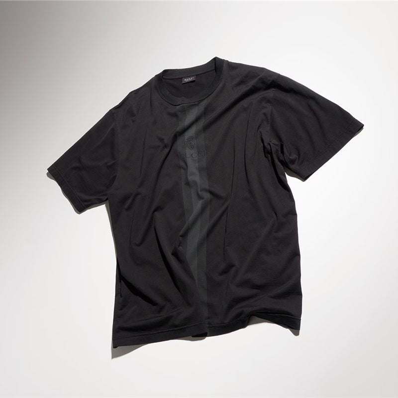 Cotton t-shirt with muted web-GUCCI-Verso