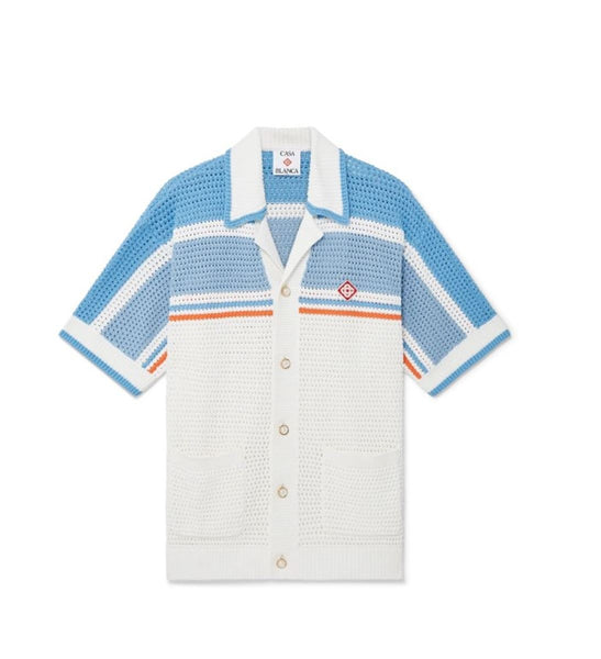 Cotton tennis crochet shirt Cotton tennis crochet shirt