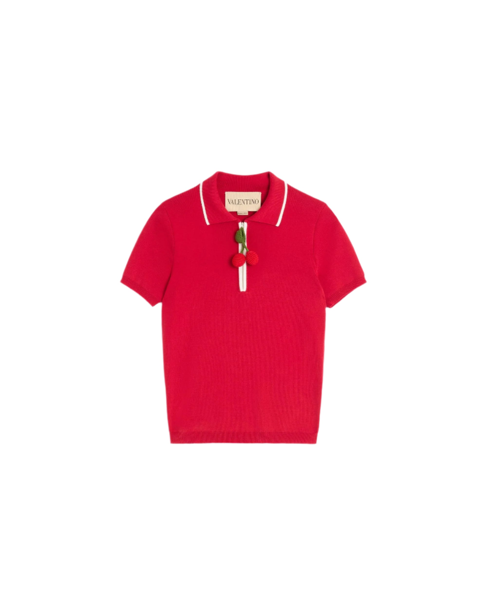COTTON TOP WITH CHERRY-VALENTINO-Verso