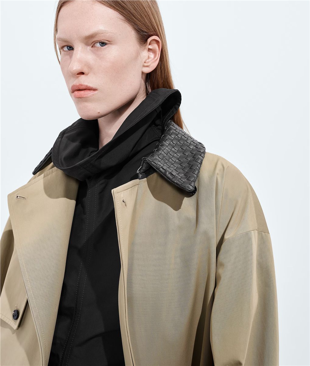 Cotton trench coat-BOTTEGA VENETA-Verso