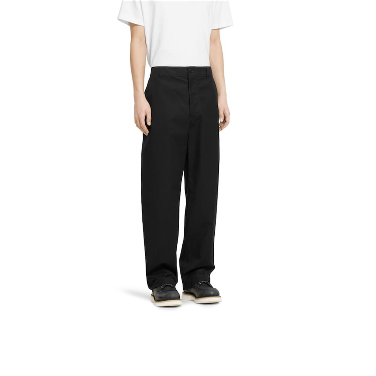 COTTON TWILL PANT WITH WEB DETAIL-GUCCI-Verso