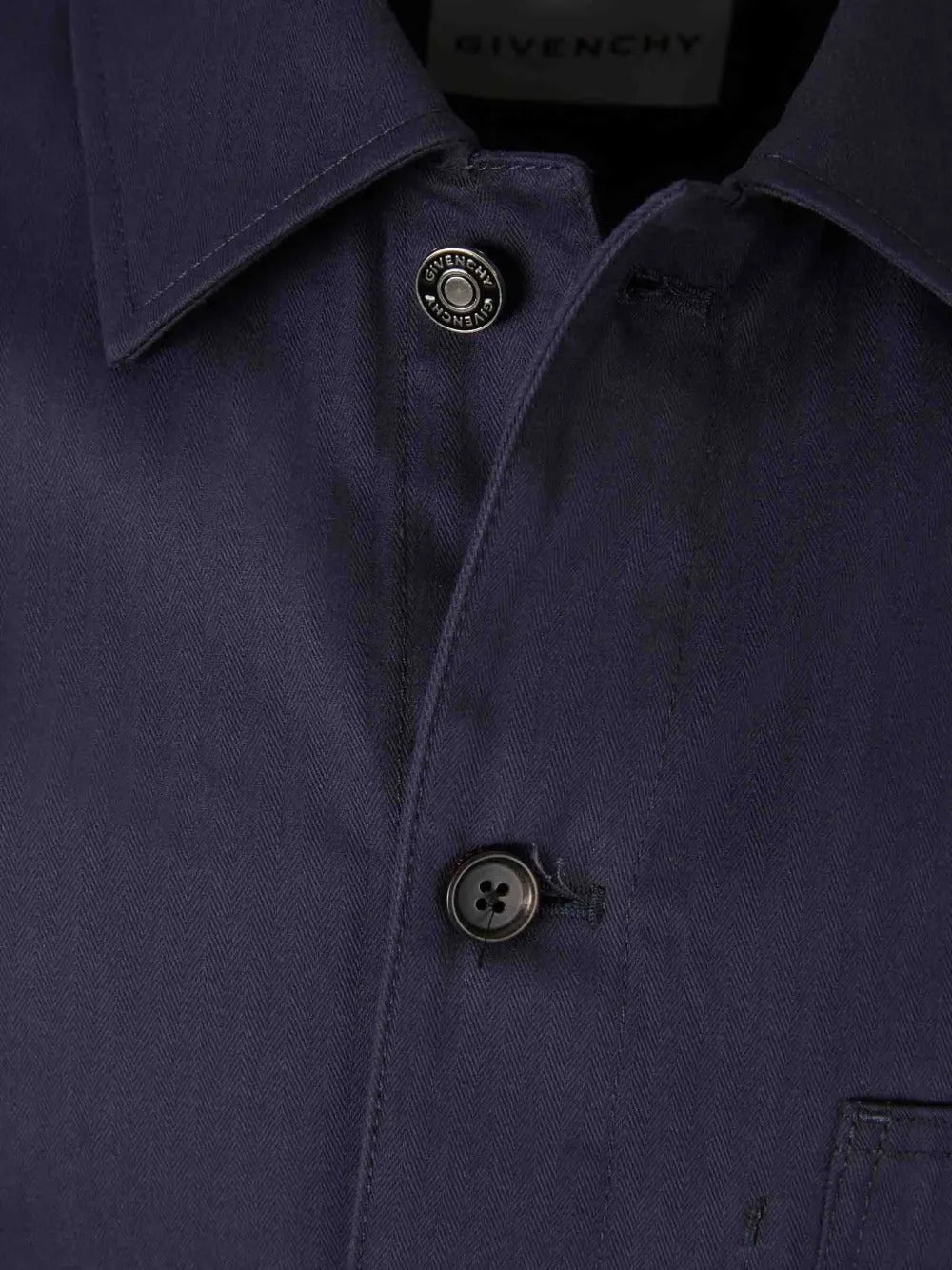 Couture Seam Button-up Overshirt-GIVENCHY-Verso