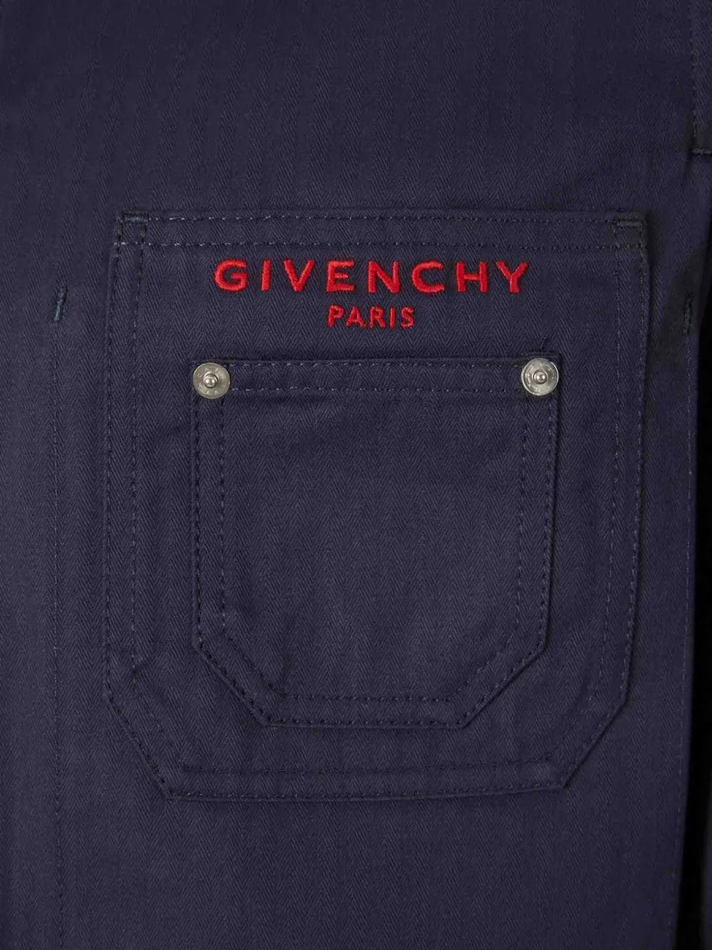 Couture Seam Button-up Overshirt-GIVENCHY-Verso