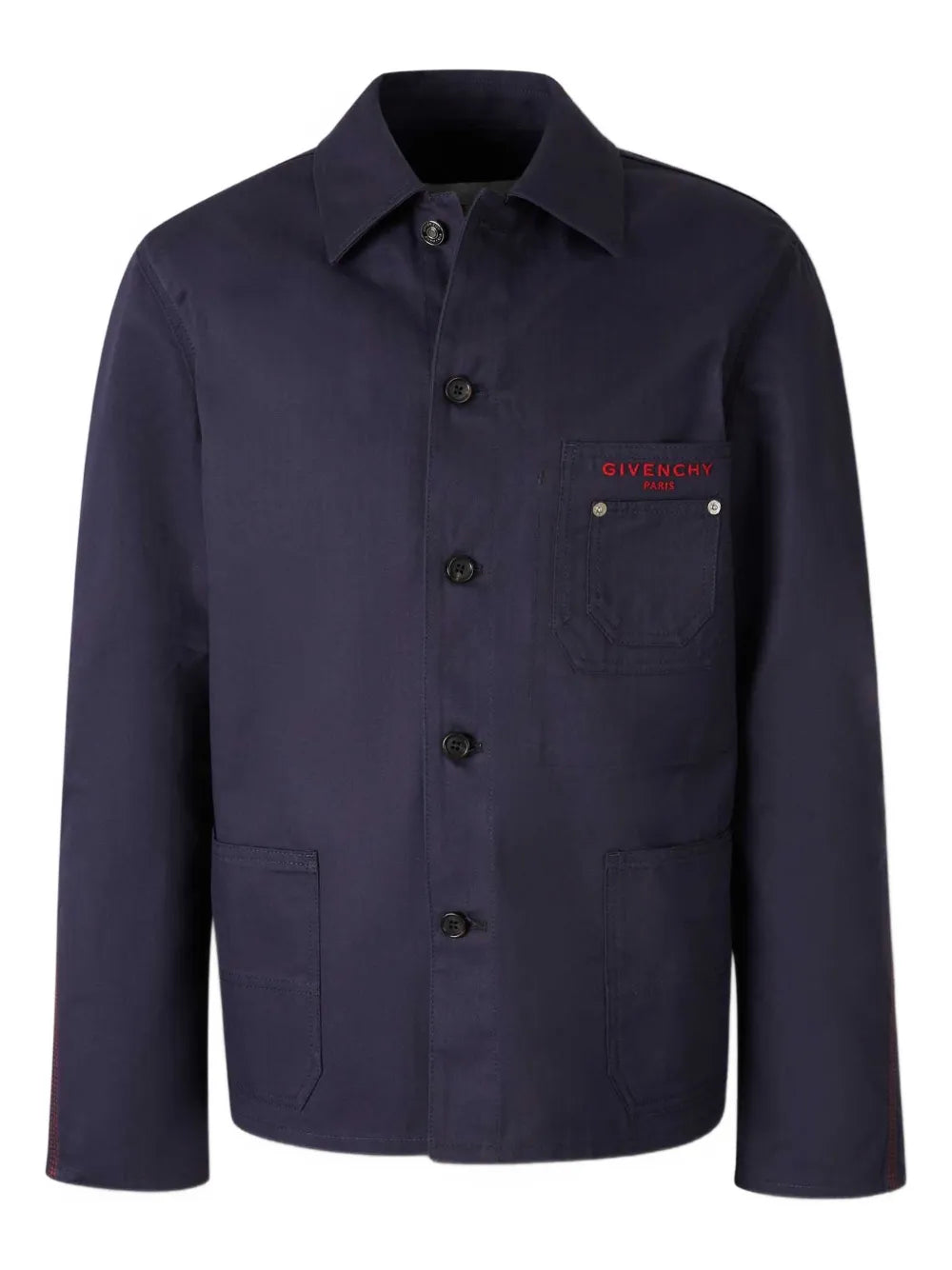 Couture seam button-up overshirt-GIVENCHY-Verso