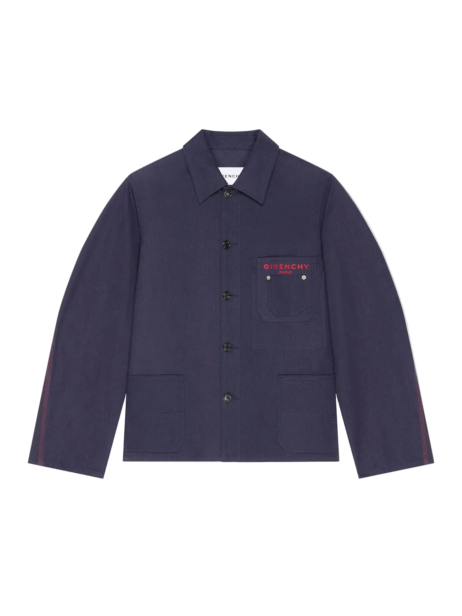 Couture Seam Button-up Overshirt-GIVENCHY-Verso
