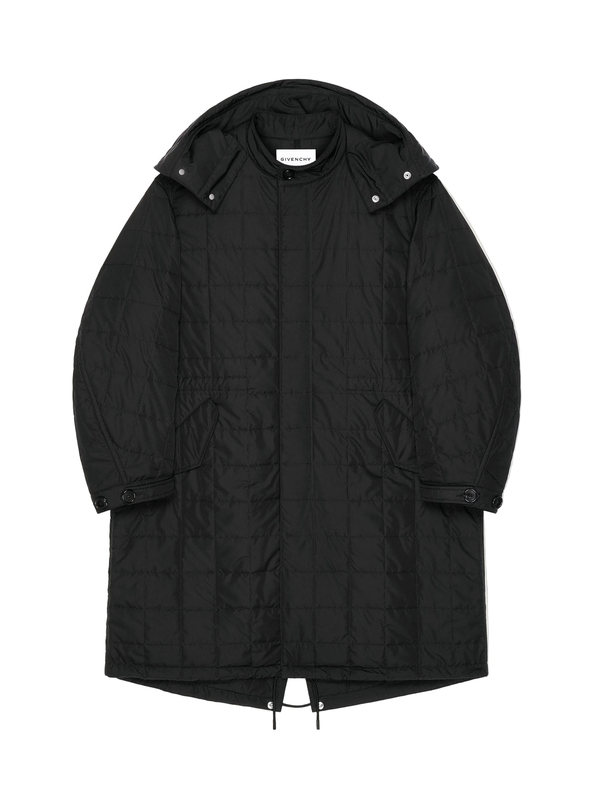 Couture Seam Quilted Parka with Givenchy Paris-GIVENCHY-Verso